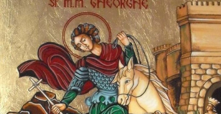 Sfântul Gheorghe, celebrat pe 23 aprilie, unul dintre cei mai îndrăgiţi în rândul creştinilor