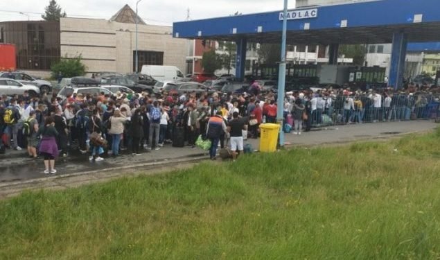 Îmbulzeala la Vama Nădlac continuă